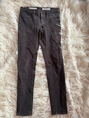 Anthropologie Pilcro Serif Gray Corduroy Pants Skinny Slim Size 27